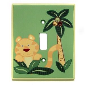NoJo Jungle Babies Switch Plate Cover